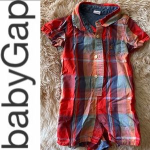 Baby GAP โPreppyโ Boys Plaid Shortie